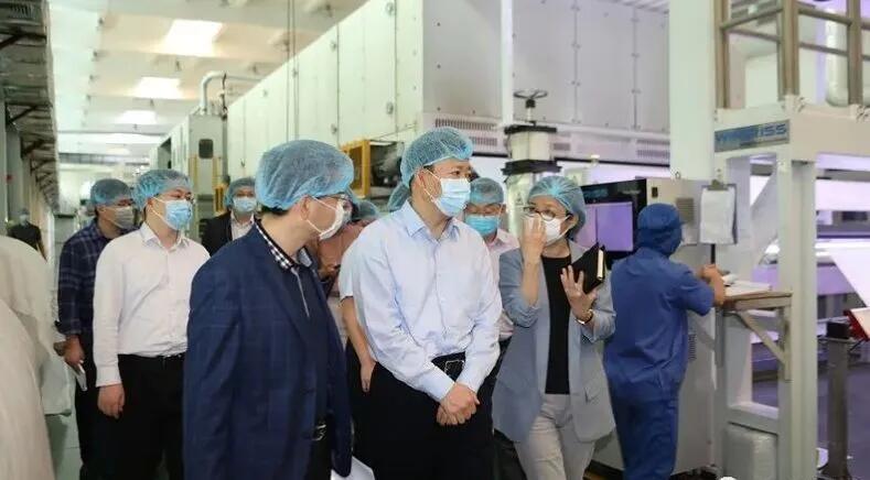 【動態新聞】中央復工復產調研組蒞臨天堂硅谷旗下欣龍控股調研